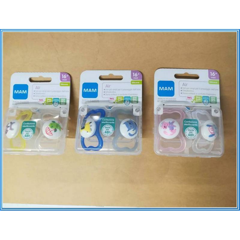 Soothers Air 16+ Silicone Double Pack