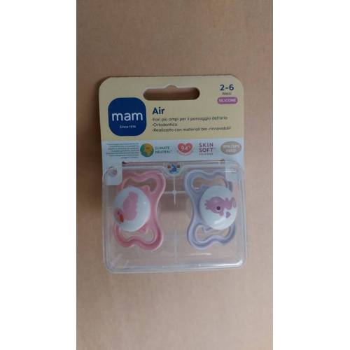 Chupetas Air 2-6 Iscc+, menina, silicone