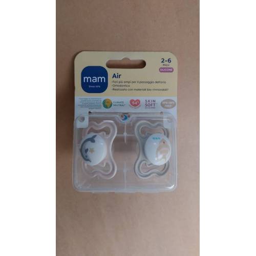 Schnuller Air 2-6 Iscc+, Unisex, Silico