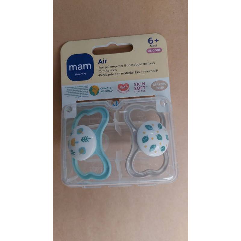 Chupetes Air 6+ Iscc+, Silicona