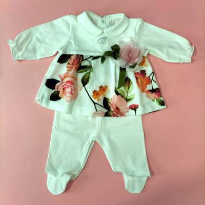 Ensemble de couvertures en coton pour bébé fille taille 3 mois Barcellino - 