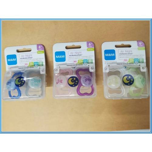 Sucettes Air Night 6+ Silicone Conf. D