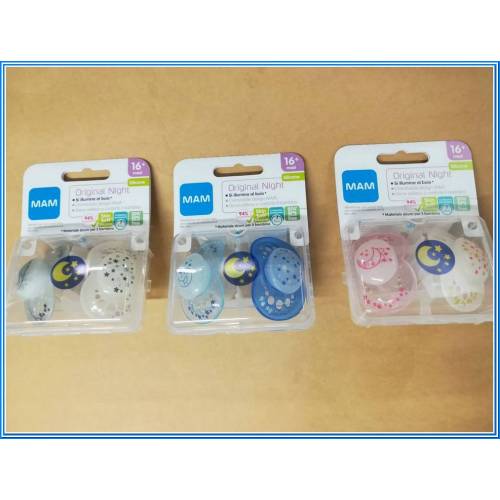 Sucettes Nuit 16+ Silicone Conf. Dopp