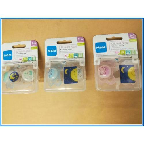 Sucettes Nuit 2-6m Silicone Conf. Dop