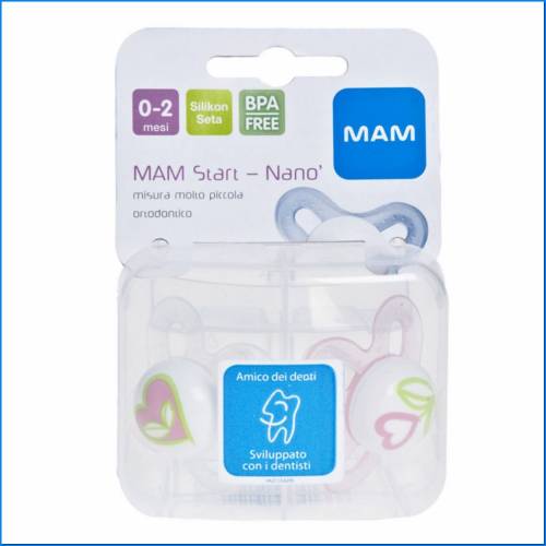 Chupetas Start Nano 0-2m Silic. N