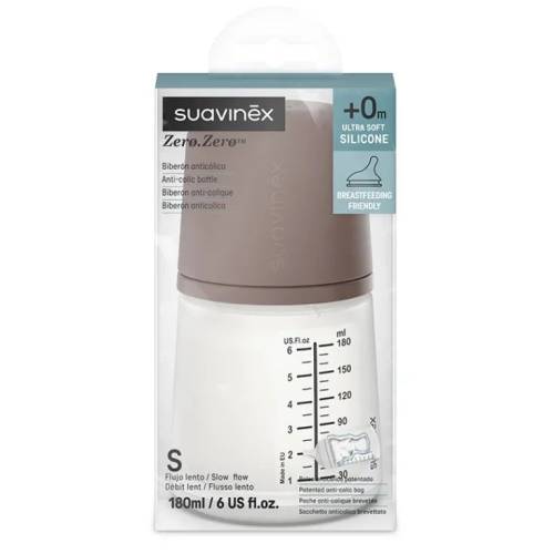Biberon 180ml Sil Slow Flow Deep