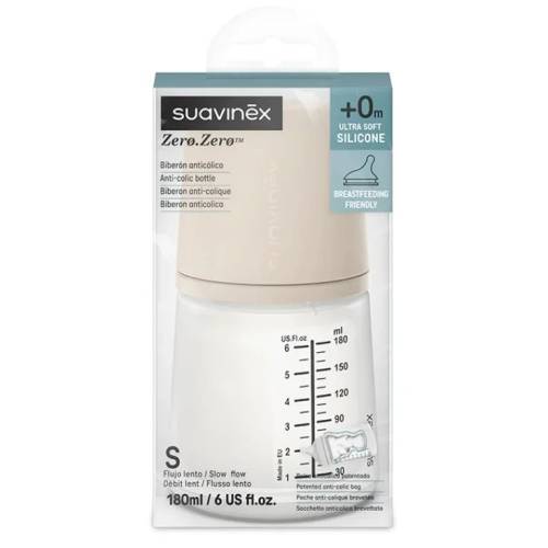 Babyflasche 180ml Sil Slow Flow Light