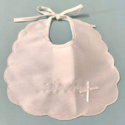 Babero blanco leche - 