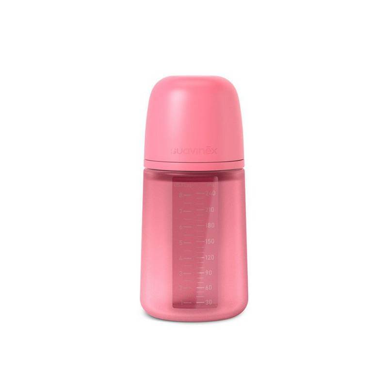 Biberon Silicone 240ml Fucsia