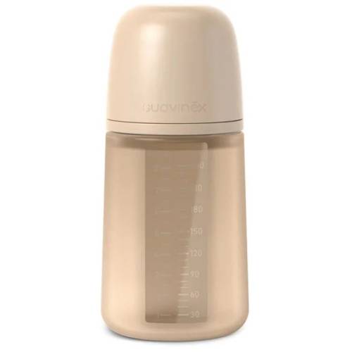 Silicone Baby Bottle 240ml Hazelnut