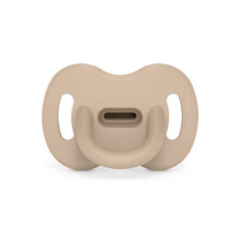 Soother Sil Fisio 6/18 Hazelnut