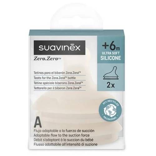 Tetina de amamentação Sil 2pcs Luz