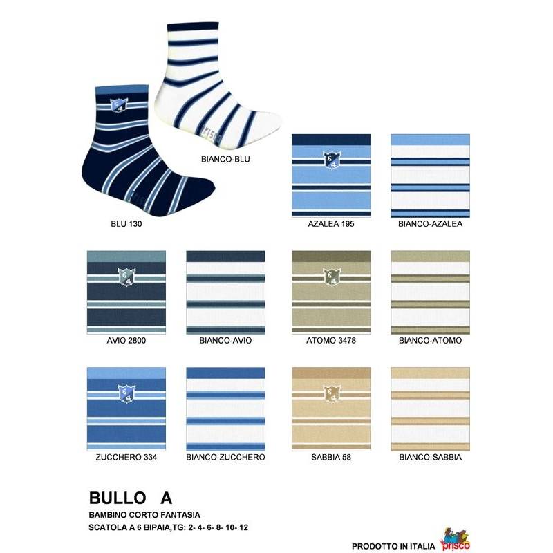 Socks 12 Pcs. Mod.Bullo