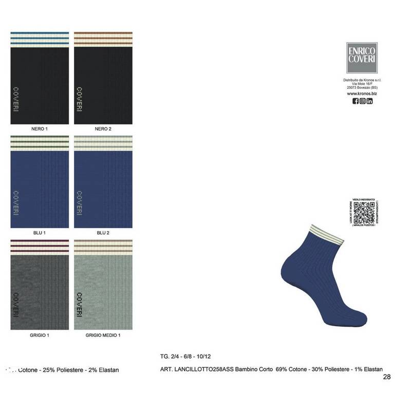 Calcetín 6 Piezas Corto M.