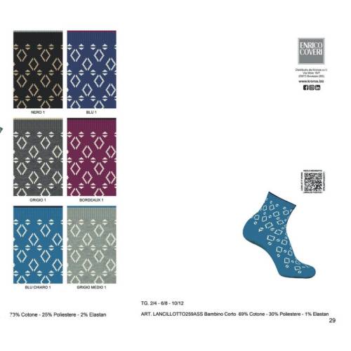 Chaussette 6 Pcs Short M.