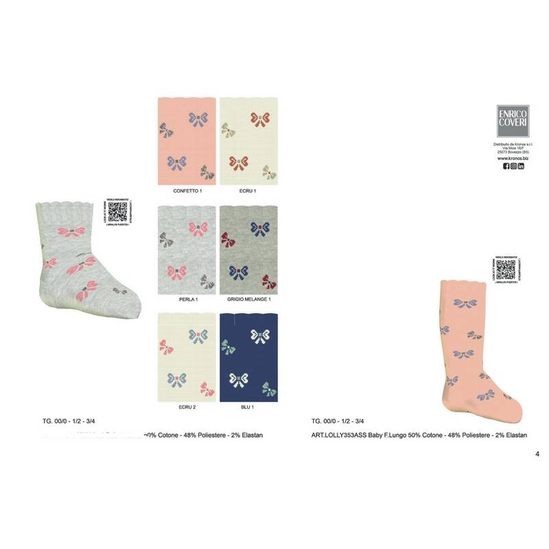 Meia 6 peças Longa F.