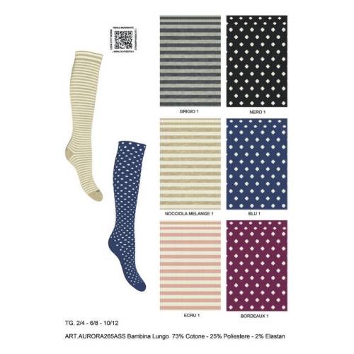 Chaussette 6 Pcs Long F.
