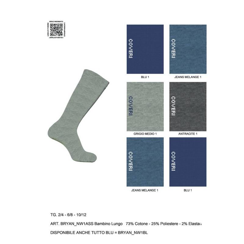 Meia 6 peças Longa M.