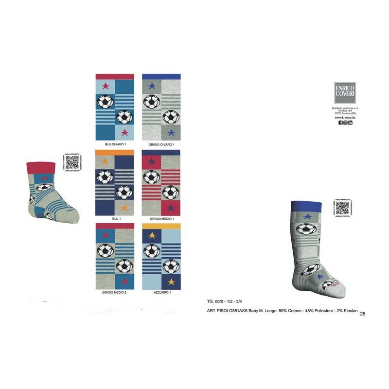 Calcetín 6 Piezas Largo M.