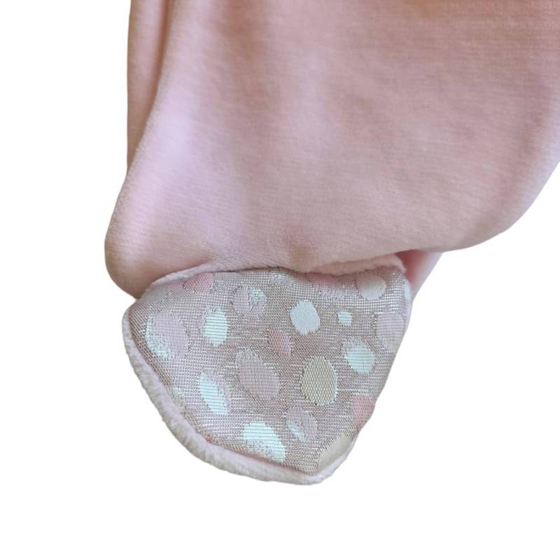 Coprifasce neonata ciniglia rosa 1 mese Ninnaoh - 