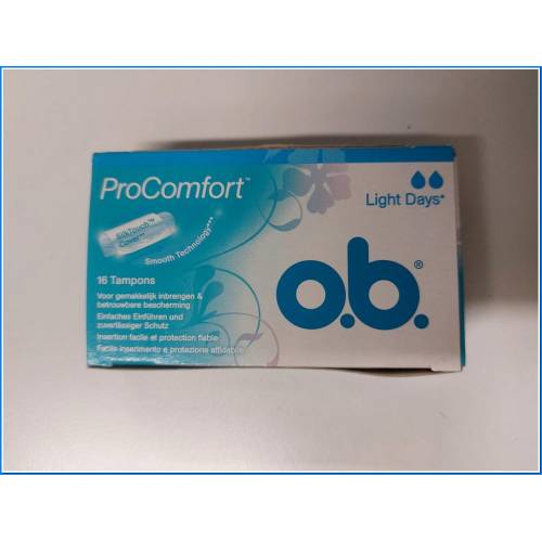 O.B. Tampons 16pcs. Confort/Mini