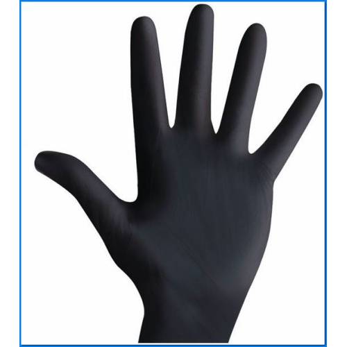 Guantes de nitrilo negros Pequeños X 100