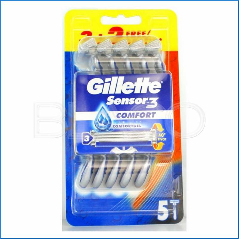 R G Gillette Sensor 3 X 3+2