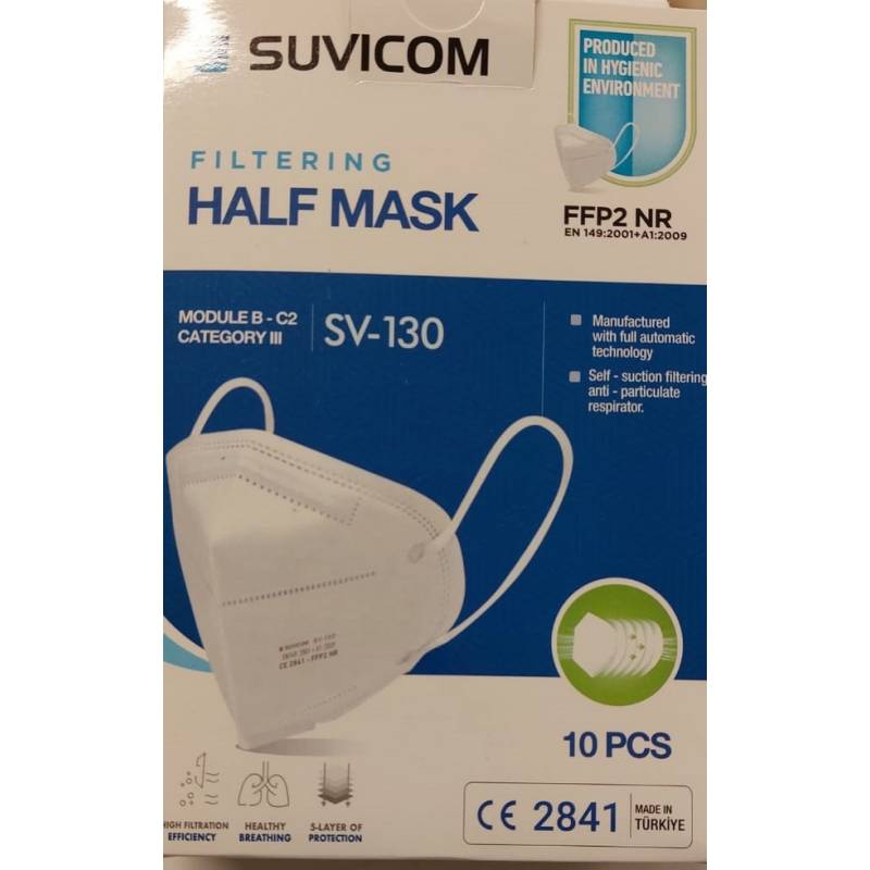 Ffp2 White Masks - 10 Pcs. Parmask