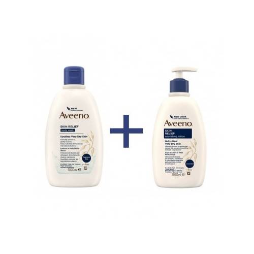 Av Skin Relief Jabón líquido 500ml+ Loción 5
