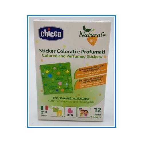 Autocollants parfumés et colorés 12 pièces