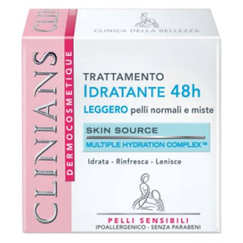 Clinians Moisturising Cream. Light Moisturising Cream 50 Ml.