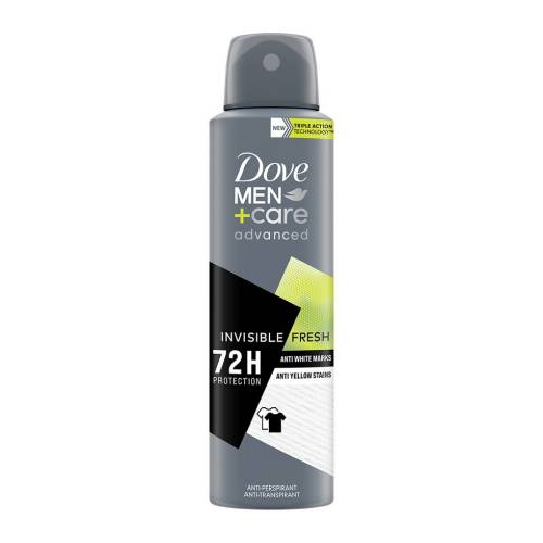 Deo Dove Spray 150 Men Invis Fresh