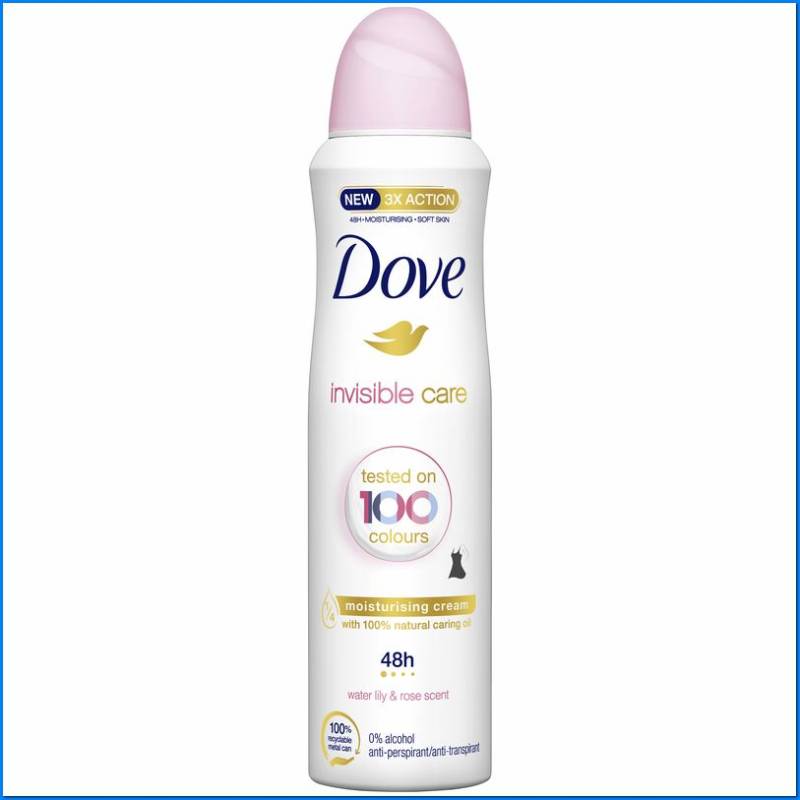 Deo Dove Spray Cuidado Invisível 150ml