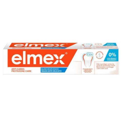 Dent. Elmex 75 Vermelho Pr/Car Branco