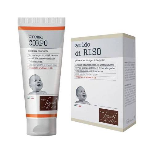 Reisstärke + Körpercreme-Packung