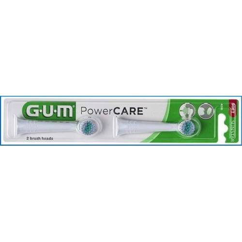 2 Powercare Zahnbürsten-Ersatzteile