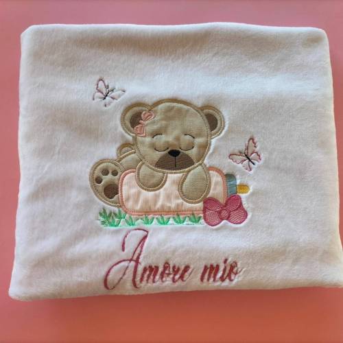 Couverture en chenille pour bébé -  2