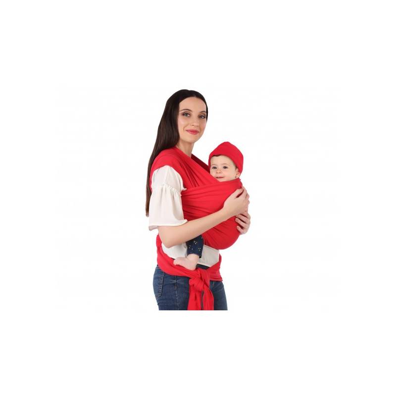 Porta-bebé de algodão vermelho