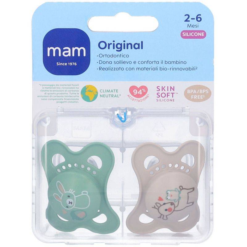 Soothers Original 2-6, Silicone