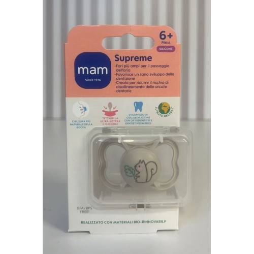 Chupetas Supreme 6+, Silicone