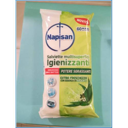 Toalhetes Napisan 60pcs. Eucalipto - Pcs. 5