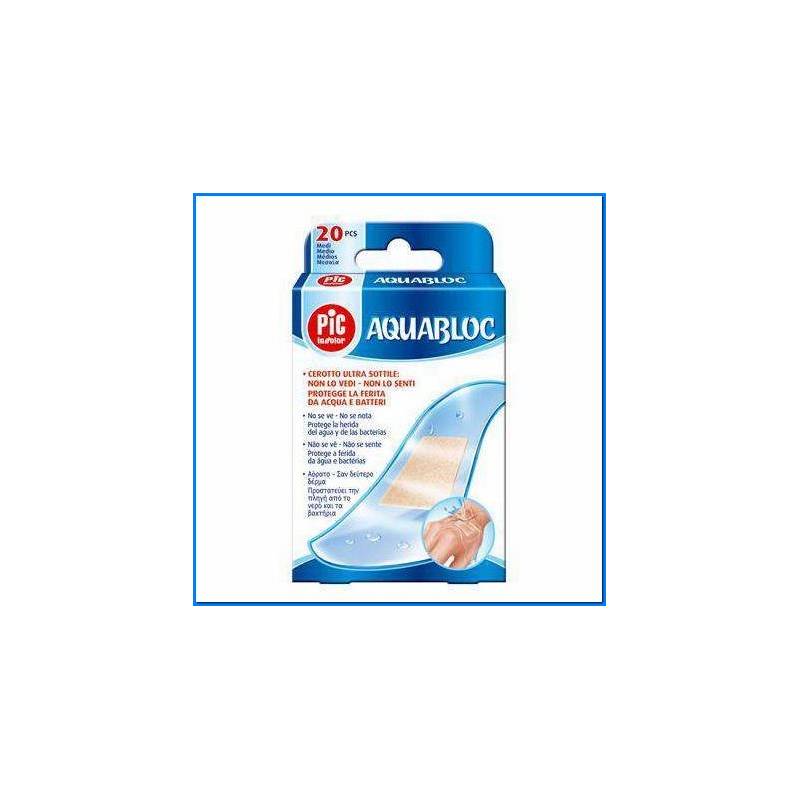 10 Cerotti Aquabloc 25x72mm Antibatteric