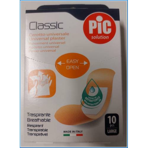 10 Pansements classiques 25x72 Mm Antibactériens