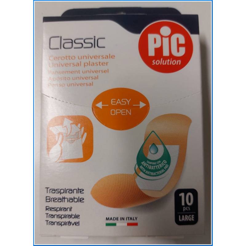 10 Classic Plasters 25x72 Mm Antibacterial