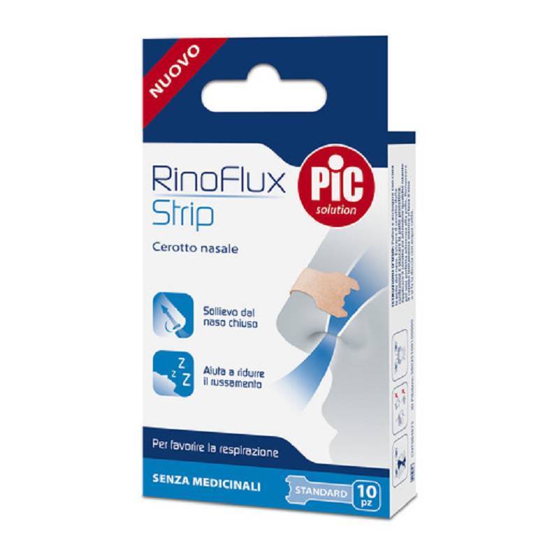 Tiritas Nasales Rhinoflux Standard 10 Piezas