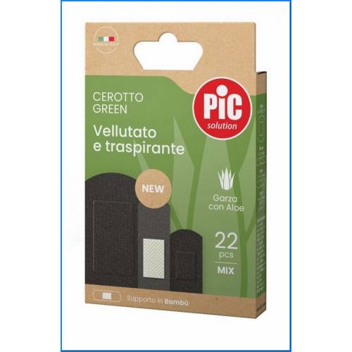 Band-Aid Green Bambu'- Aloe Mix 22 unidades