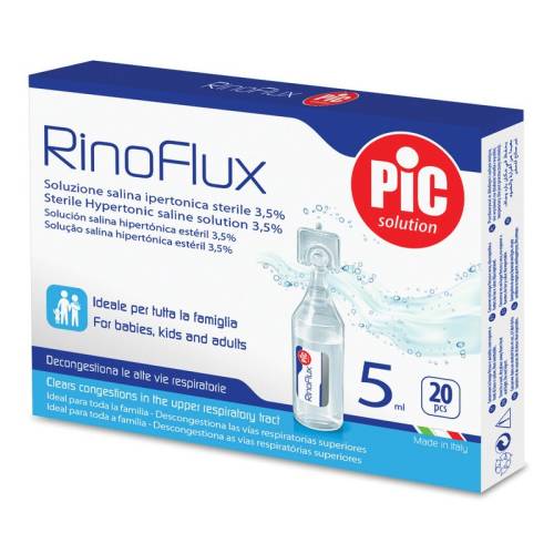 Soluz. Hypertonische Rinoflux 5ml 20pcs