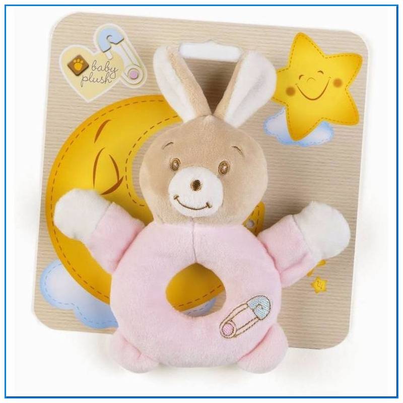 Bunny Ring Rattle -14 Cm.