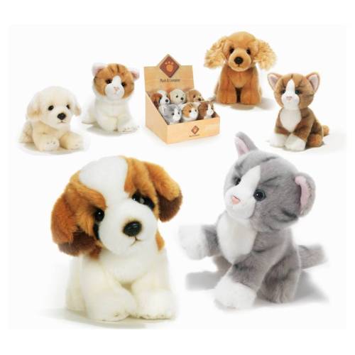 Hübsche Haustiere - H. 18 cm. Katzen und Hunde - 6