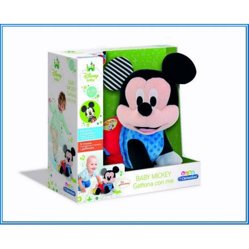 El bebé Mickey gatea conmigo